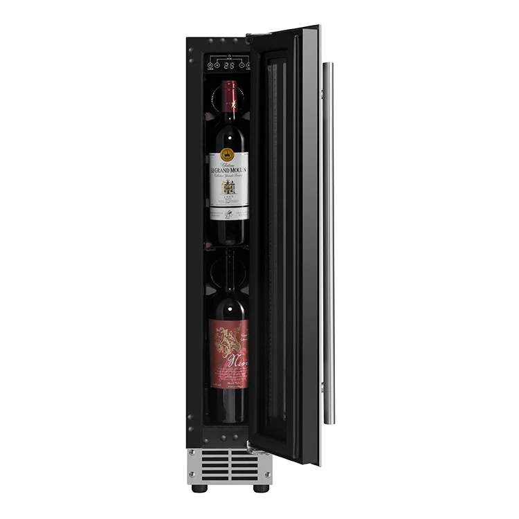 9 bottles wine cooler built in wine cellar for Bar hotel use