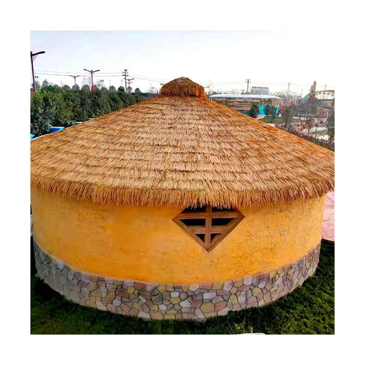 2022 Hot Wholesale Synthetic Thatch Roof Making Machine Simulated Thatch Roof