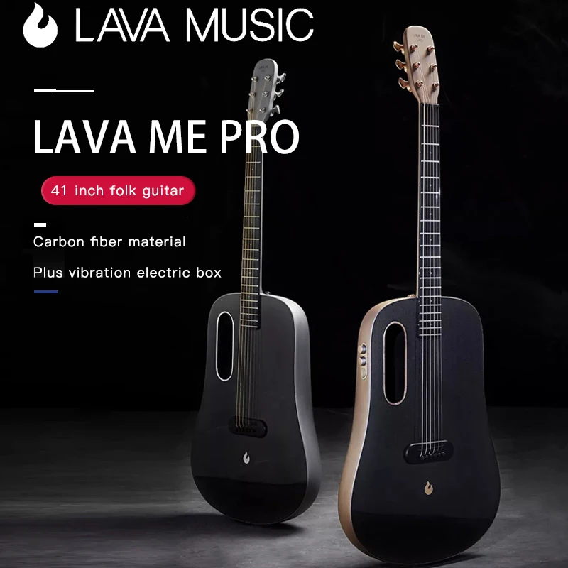  41 дюймовая гитара из углеродного волокна LAVA ME PRO с захватом для