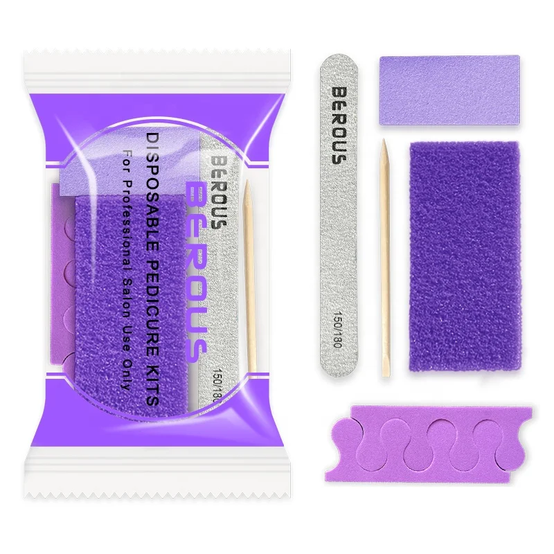 Berous 5Pcs Blue Pedicure Kit For Manicure for nail salon