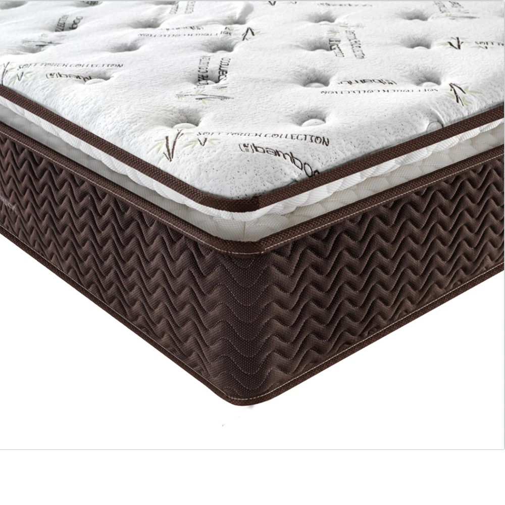 Man Use High Density Foam Double Bed Mattress Wholesale Price 72 x 60 Inch Pocket Coil Spring Mattress