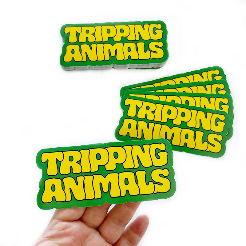 High Quality Waterproof Durable Vinyl Die Cut Sticker Double Side Printed UV Resist Custom Image Letters Stickers For Business