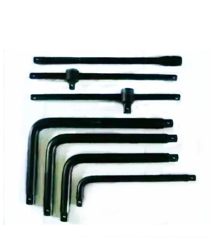 Pneumatic cannon heavy-duty sleeve head square conversion head phosphating butt joint 1 inch 1/2 3/4