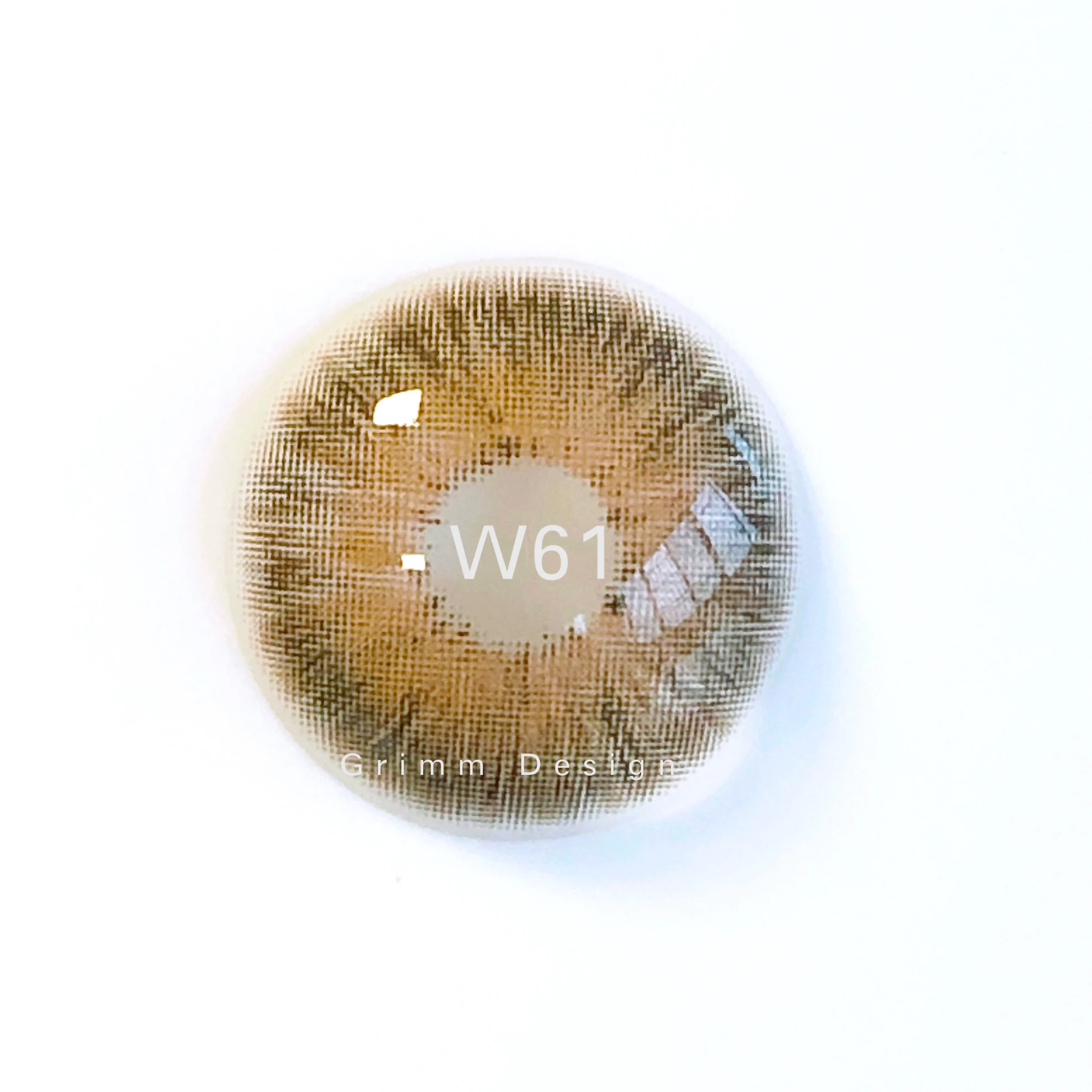 W61 Sahara Brown Magnificent brand yearly super natural iris 14.2mm case for contact lenses shop eye lenses contact lenses