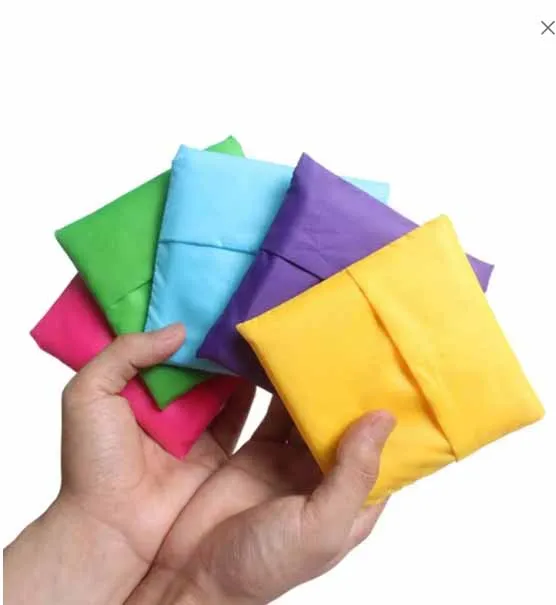 Portable shopping bags Clothing store advanced sense shopping bag handbag Oxford cloth folding shopping bag