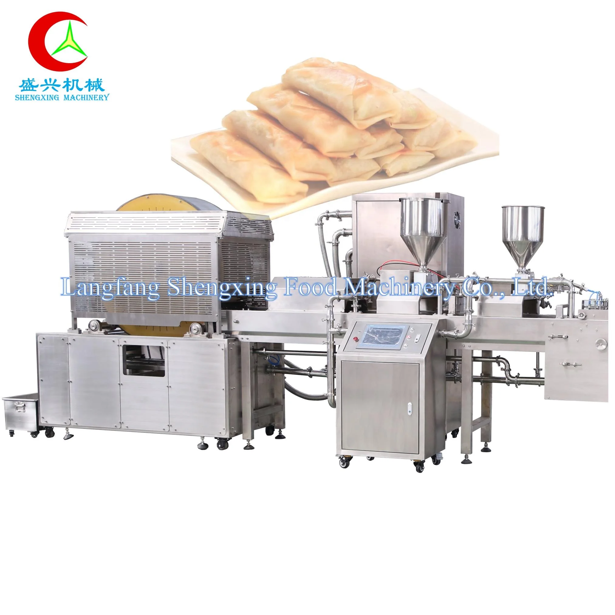 SX-6QP-6000 Авто Мини Спринг ролл зерновых продуктов полый конъюгированный силиконизированный полиэстер решений волокно машины машина для производства китайская машинка для Спринг-роллов
