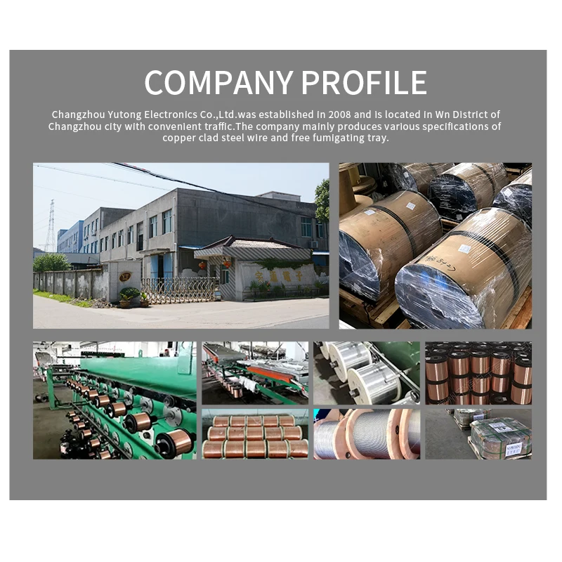 Wholesale Cheap Price copper clad steel wire electro ccs wire 0.25 for High temperature RF cable