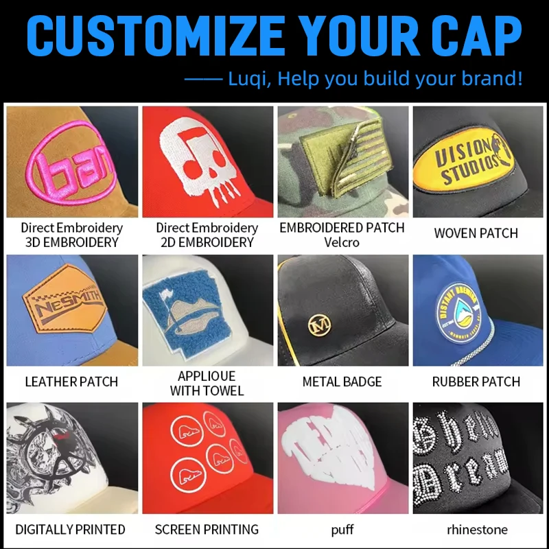 Curved Brim Structured Mid-Crown Cut 5 panel trucker cap embroidered patch mesh Snapback Closure Trucket Hats with custom logo