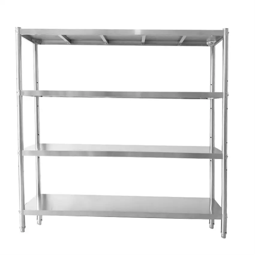 2021 New Customized Size Economical and Practical Stainless Steel Shelves Store for Restaurant Storage