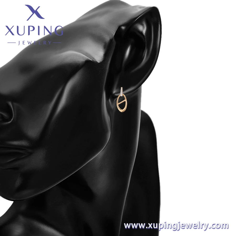 X000449355 XUPING Jewelry Classic Trendy Earrings 18K Gold Plated Earrings Fashion Jewelry Earrings