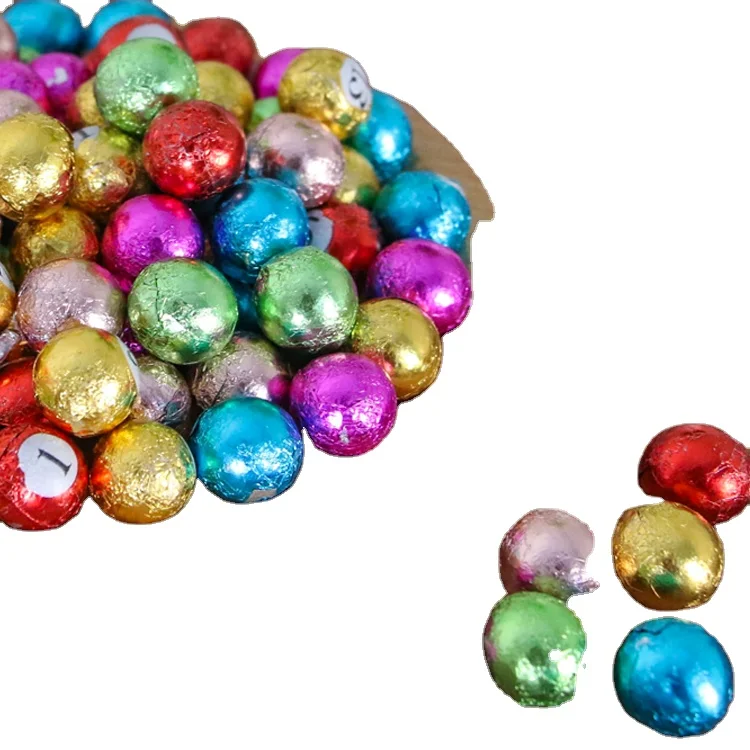 Wholesale gift package chocolate beans crispy coated chocolate balls