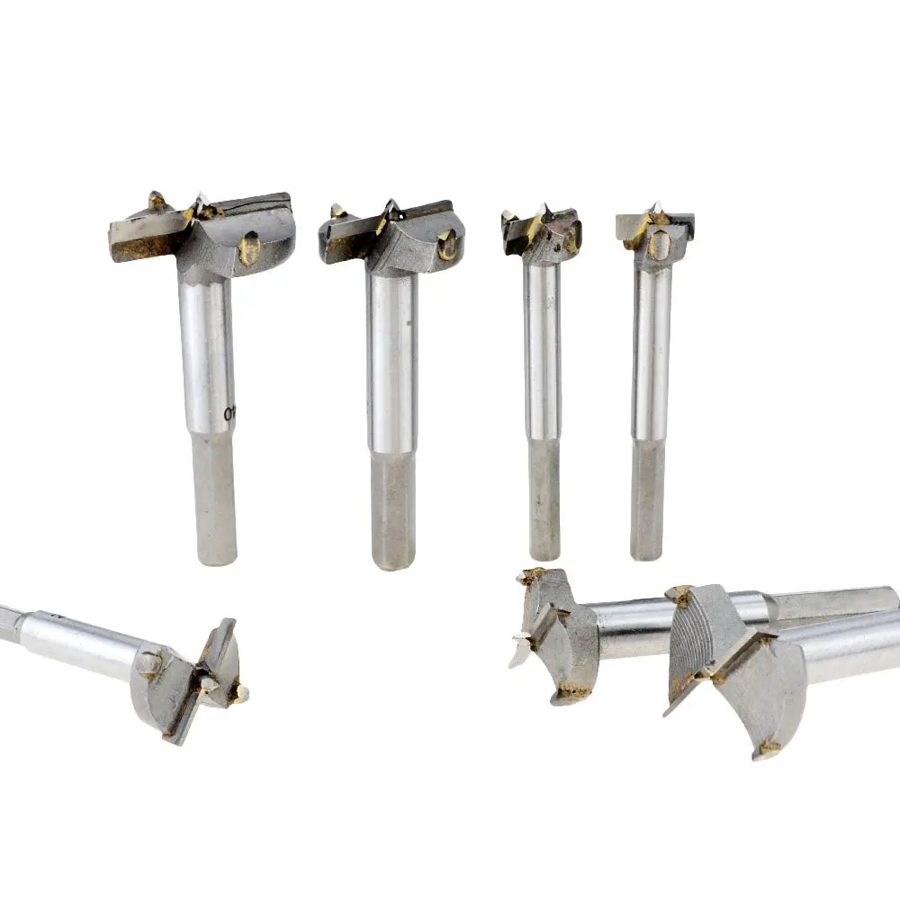 16mm-80mm Forstner Carbon Steel Boring Drill Bits Woodworking Self Centering Hole Saw Tungsten Carbide Wood Cutter Tools