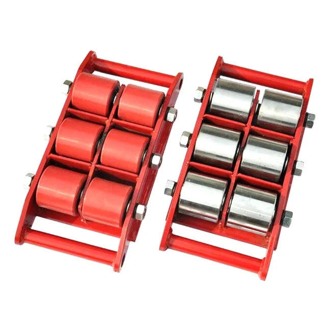 CRA-6 8T Heavy Duty Machine Dolly Skate Machinery Roller Mover Cargo Trolley