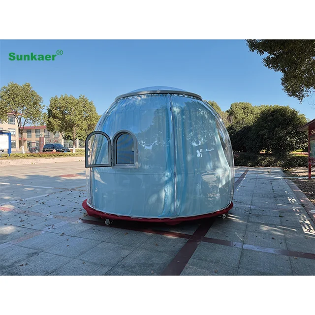 Top Aluminum Polycarbonate Fixed Style Dome House Clear Hotel Dome Tent Modern Geodesic Design for Outdoor Use bubble house