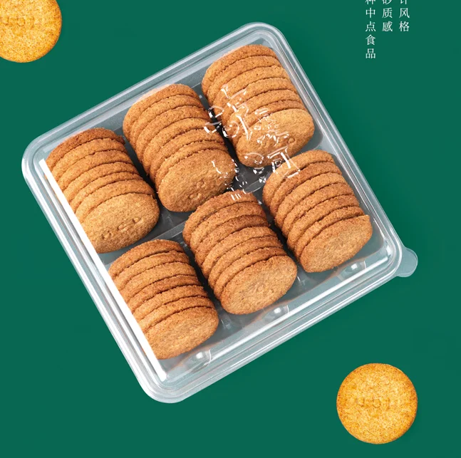 Производители шоколадных коробок оптовая продажа дешевая цена торт десерт печенье макарон Подарочная пластиковая коробка для печенья упаковка