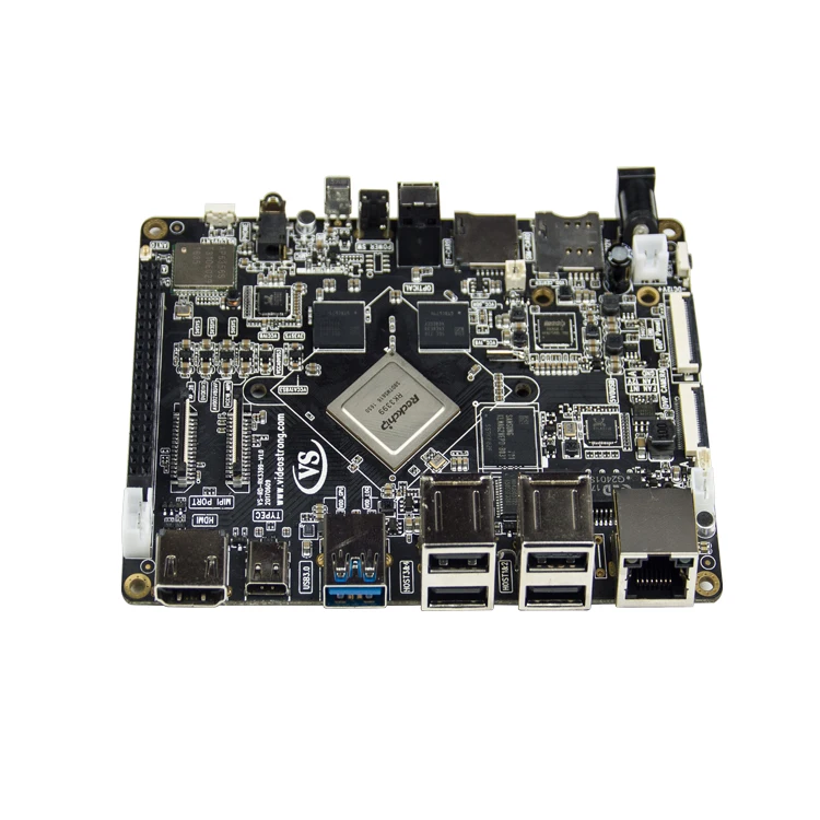  RK3399 Смарт макетная плата 4G/32G MIPI eDP media player Поддержка OEM ARM доска