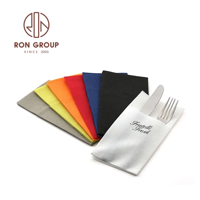 Wholesale OEM Disposable Restaurant Hotel Wedding Banquet Party Dinner Use Absorbent Serviettes Dust Free Tissue Napkin Paper