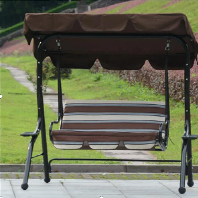 Patio Garden Metal Adults 2-seat cheap swing chair