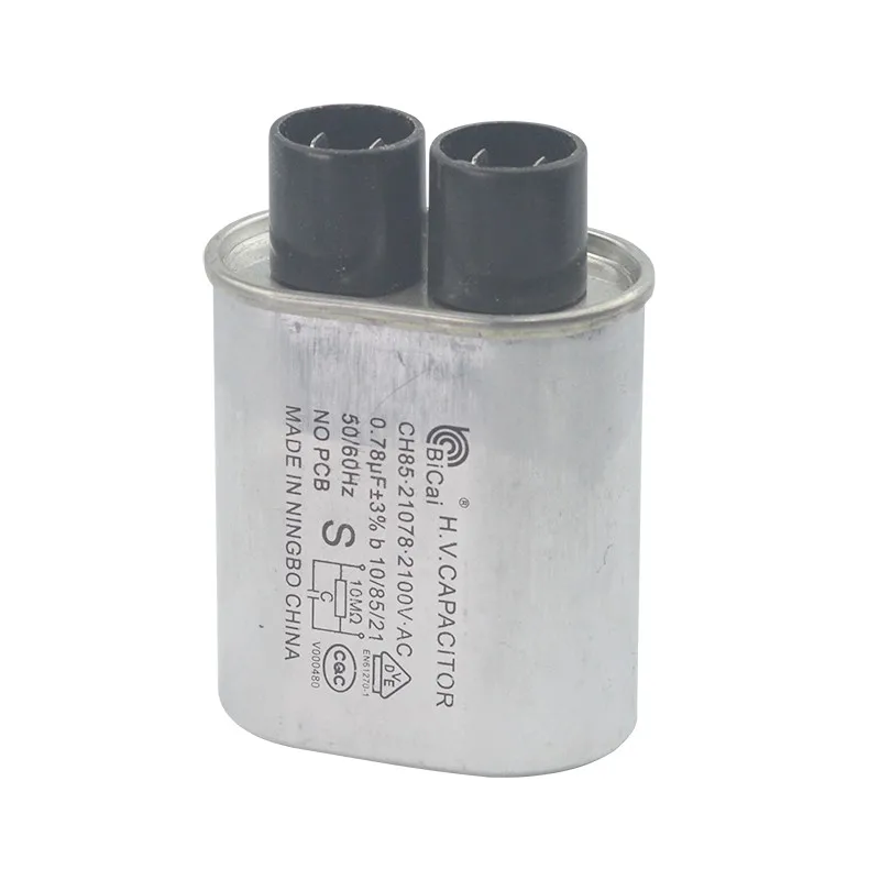 New  high voltage capacitor ch85 2100v 0.78uf  made in China  for microwave oven