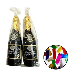 Newest Party Confetti Shooter Champagne Bottle Confetti Popper for Birthday Graduation Wedding Christmas New Year Eve