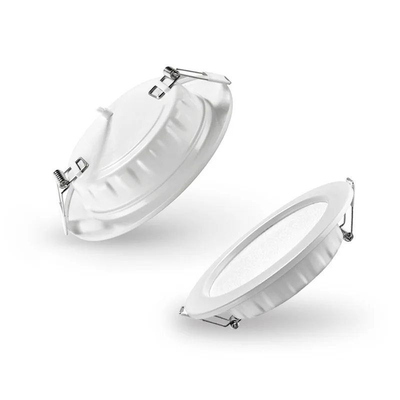 2024 New Square Round ceiling lights PVC Plastic Body 6W 12W 18W 24W surface mounted panel light /led panel light