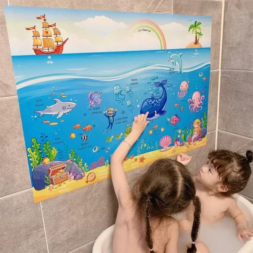 Educational Poster Custom Design Poster Printing Children Learning Alphabet English Kids Wall Talking After School Poster