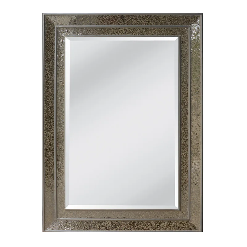 Wholesale High Quality Customized classical Shiny Crackle Mosaic gilding Frame Mirror Wall Decor Mirrors