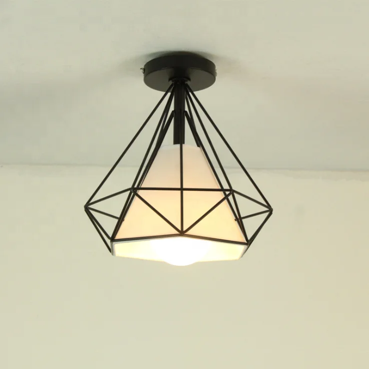 Creative Aisle Balcony Corridor Lamp Cloakroom Porch Wrought Iron Ceiling Lamp Home Entrance Hall Lamp