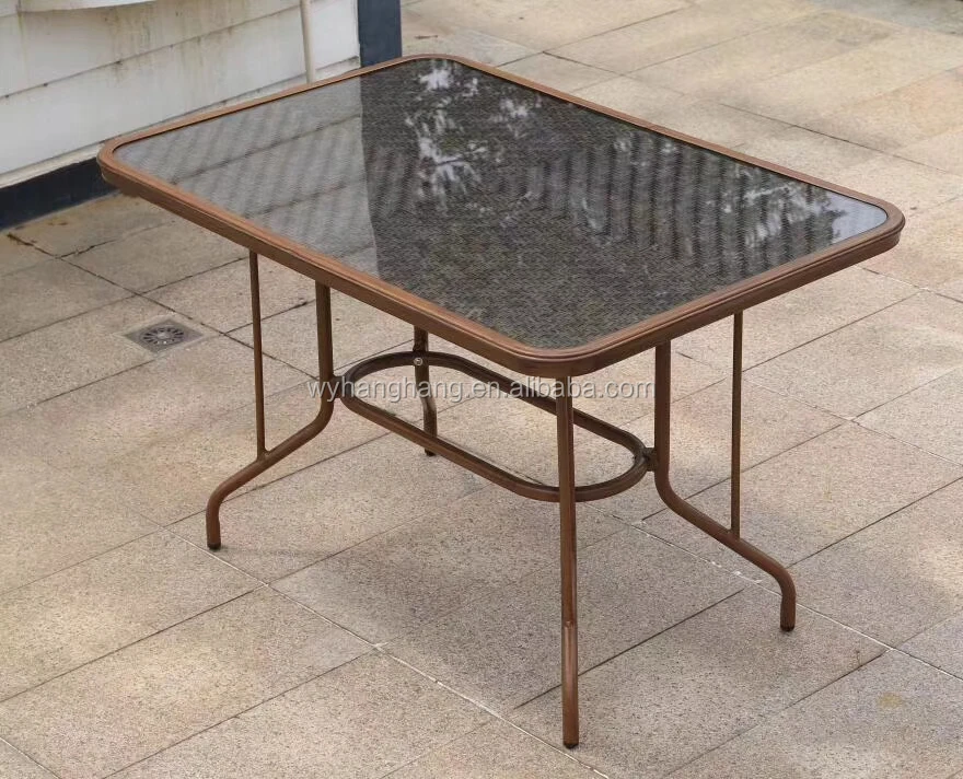 Bistro Outdoor Dining  Cafe Garden Use  For Balcony French style  aluminum stackabe wicker rattan Bamboo looking  Chair