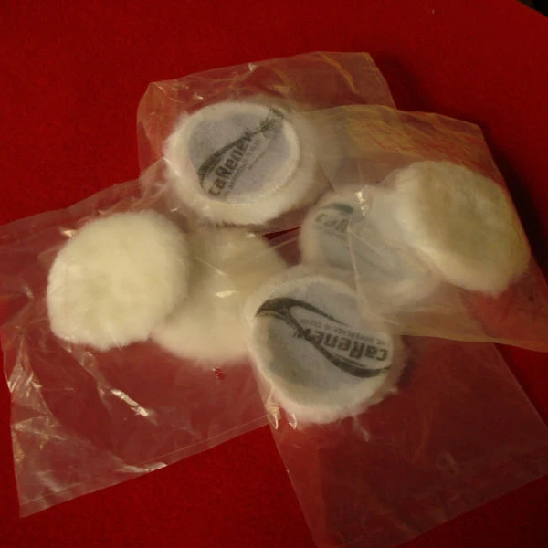 premium 7inch genuine wool polishing buffing car buffing wool pad yellow polishing pad cleaner car polishing pad