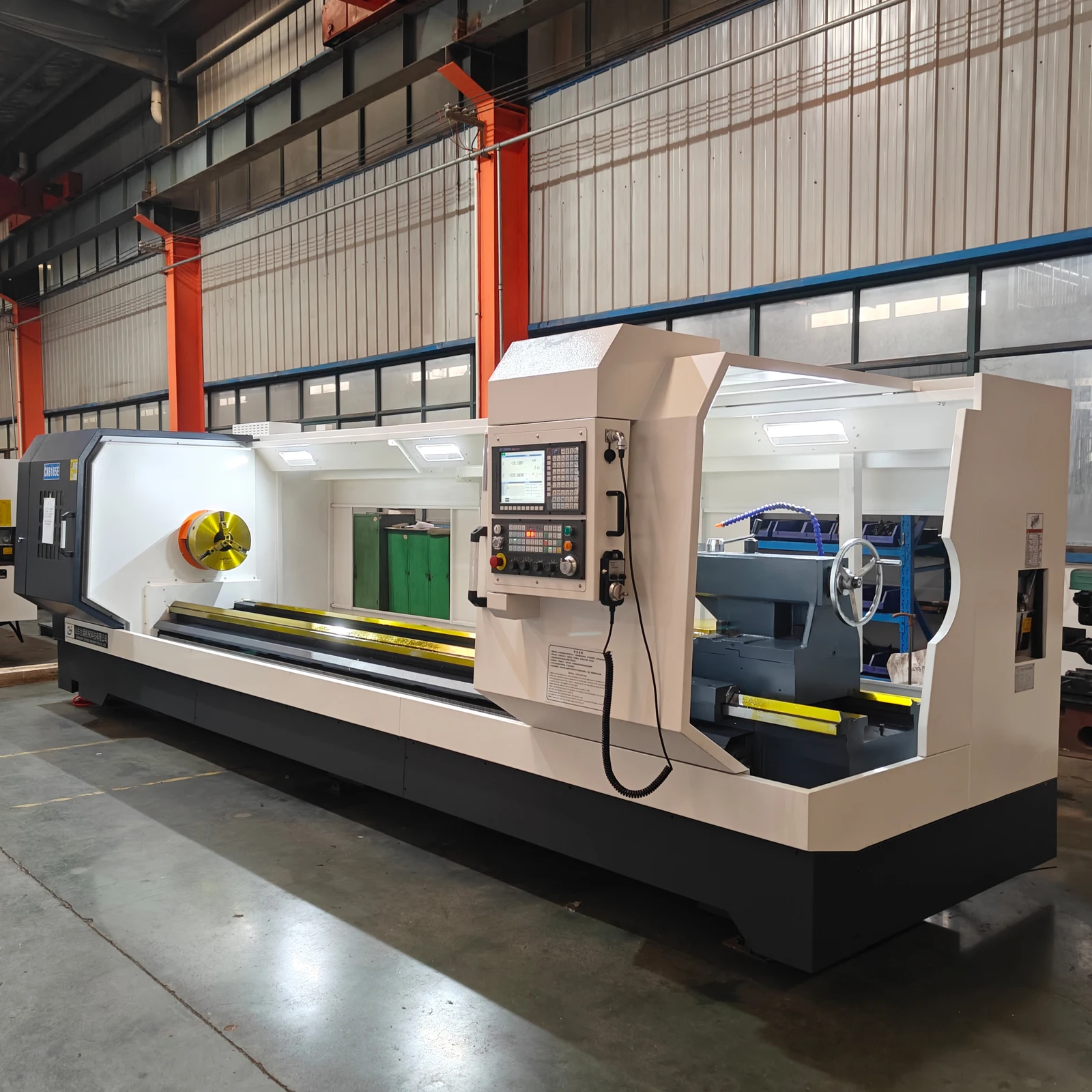 CK6180E CK6185E 4000 мм сверхмощный токарный станок с плоской кроватью ЧПУ