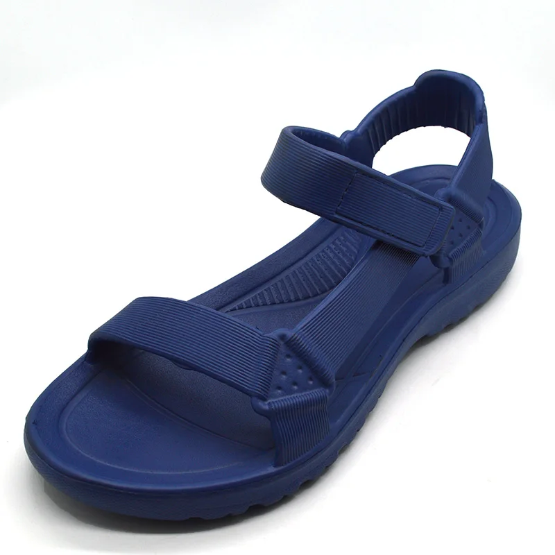 Custom Fashion Beach Buckle Two Straps Men eva Sandals slipper