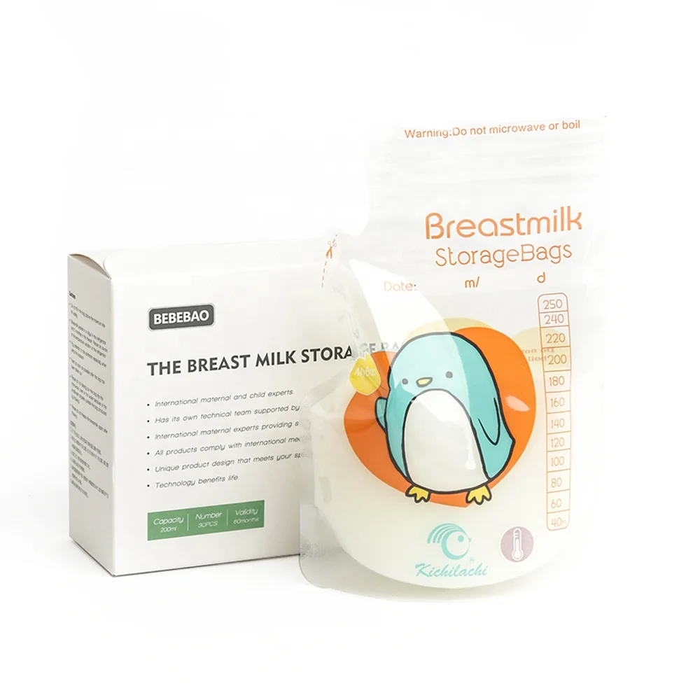 Экологически чистый пакет для замораживания грудного молока на молнии охлаждающий детей пакеты хранения