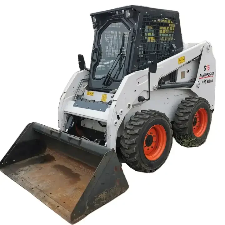 used BOBCAT S16 0.8 ton mini Bobcat Skid Steer Loader S16 S18 S70 good condition cheap price wheel loader machine for sale