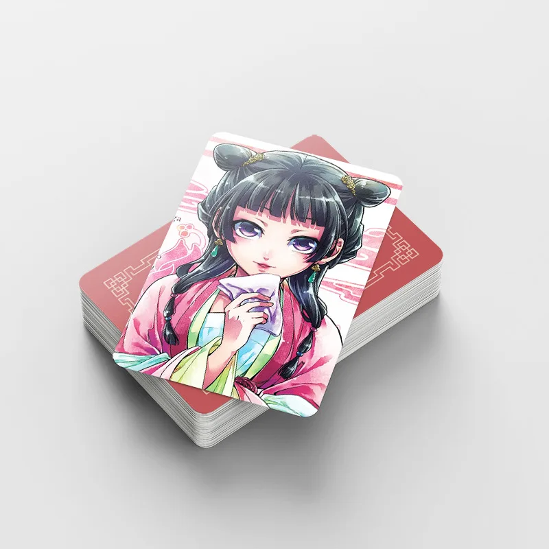 2 Designs 92pc The Apothecary Diaries Anime holographic lomo cards Cartoon Double Sided Photo Lomo Cards Kids