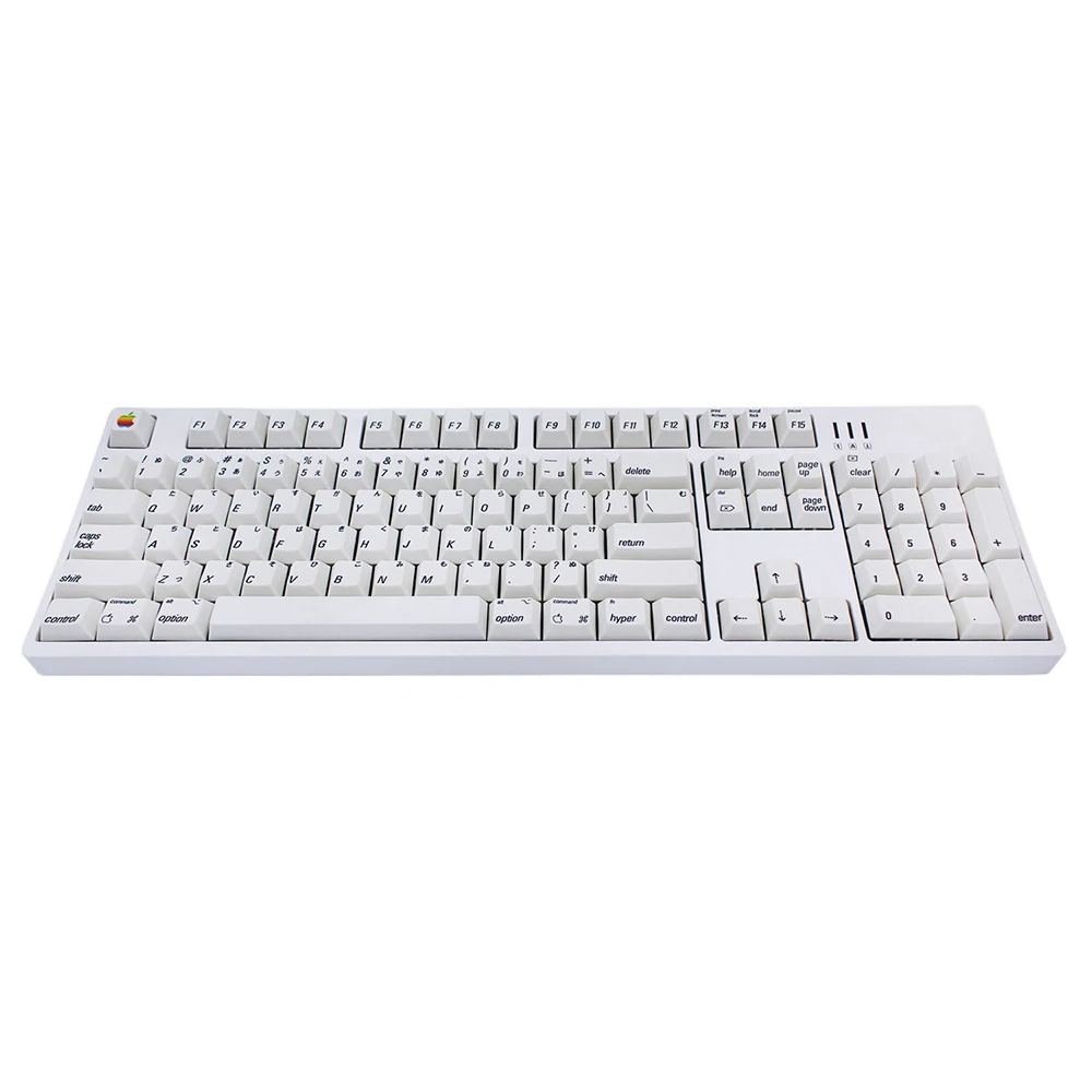 Customization Minimalist white style mechanical keyboard PBT thermal sublimation keycap, MAC style