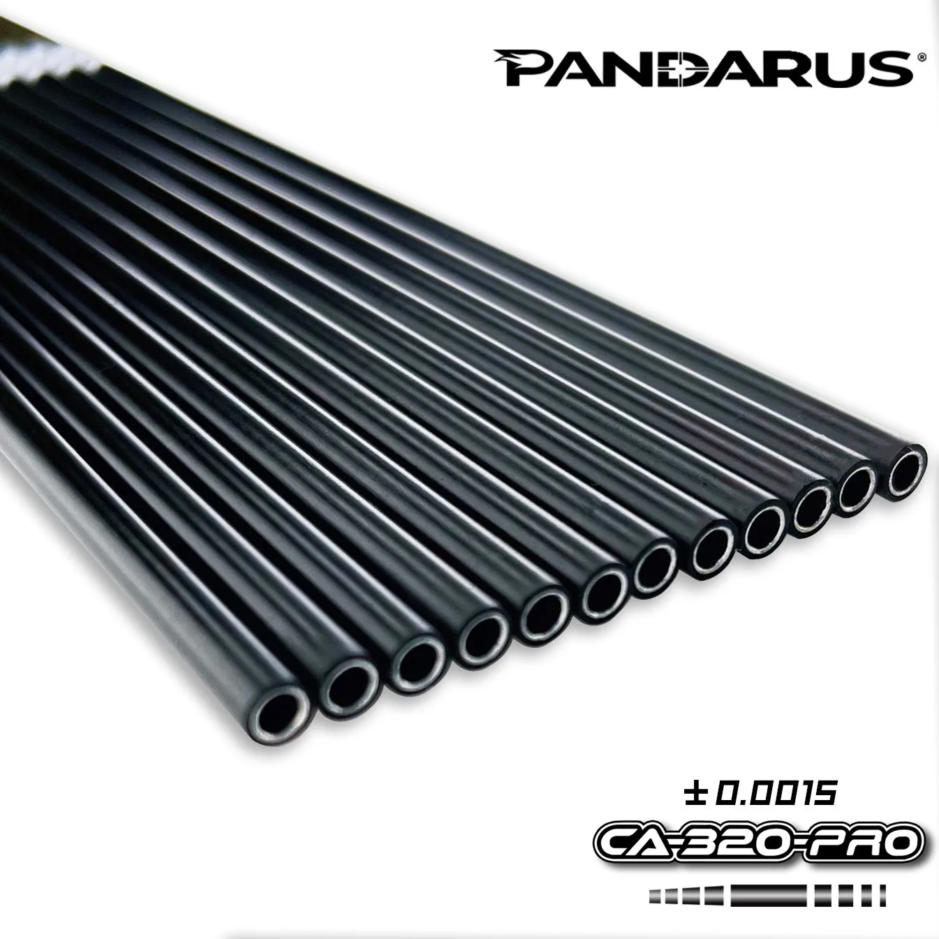 Pandarus Elite CA320PRO 3.2mm front taper ACC arrow shaft same as Easton X10 Protour for compound bow target shooting