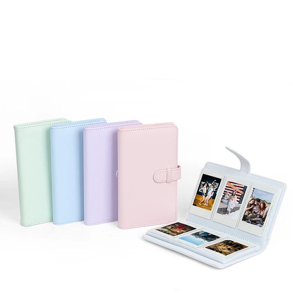 Portable 3 inch Photo Album for Fujifilm Instax Mini 12 11 Film Photocard Holder Ticket Card Collection Book