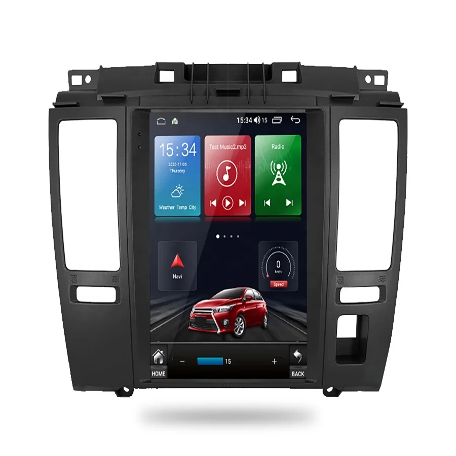 RUISO Car Radio Android Car Player For NISSAN\NISSAN Tiida pulsar 2016-2019 GPS auto carplay for Tesla Vertical Screen