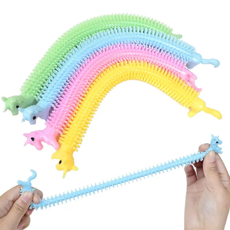 Hotsale  unicorn Multicolor Unicorn Stretchy Strings Sensory Stress Relief Toys for Children and Adults with ADHD ADD OCD