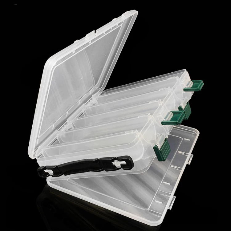 Оптовая продажа, новый дизайн, белая двухсторонняя приманка WEIHE, набор пластиковых крючков, коробка для рыболовных снастей