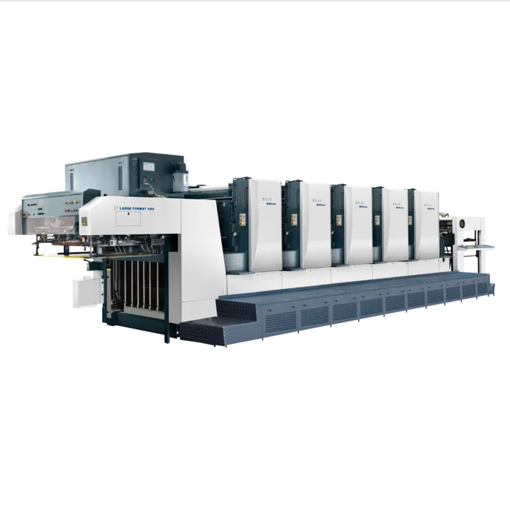 CMYK XJ118-4 Color large folio offset press  for color packaging printing offset printer