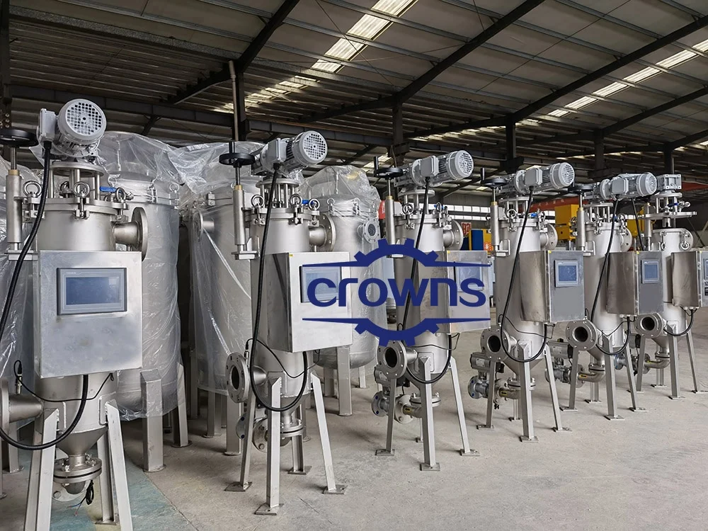 Customized SS304 316 Scraper Type Auto Self-cleaning Filter Brush Type Automatic Self Cleaning filter for chemical industry