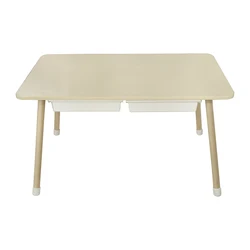 Ergonomic Kids Table Desk Adjustable High Children Study Table with Chair Set