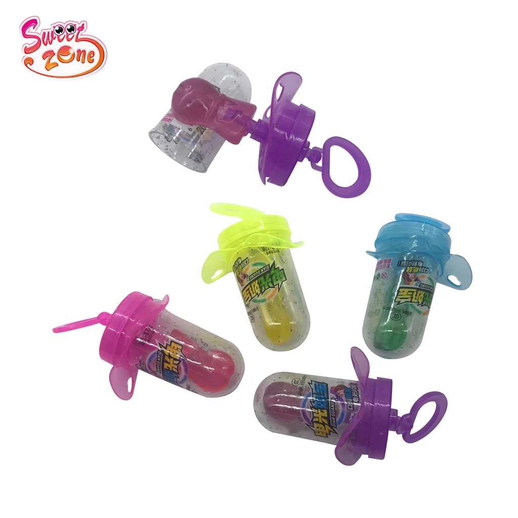 Lighting Big Nipple Shape Hard Lollipop Sweet Candy