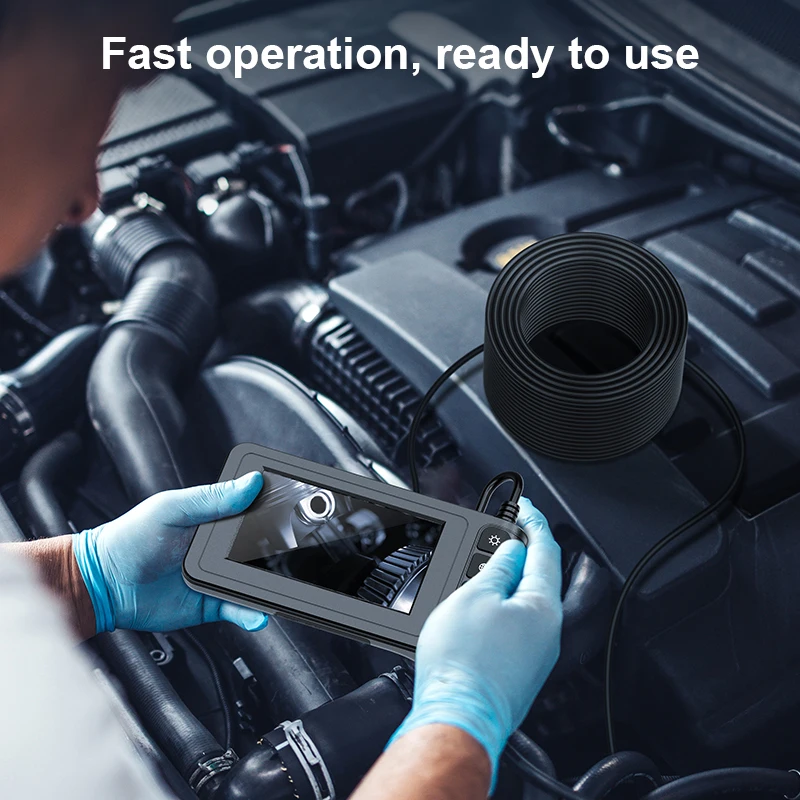 C20-M portable video endoscope camera 8.5mm 1m single lens industrial endoscope camera with 4.3-inch LCD portable