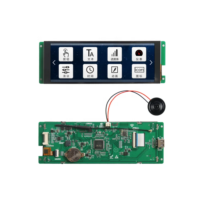 IOT 6.8 Inch Capacitive Bar Type LCD TFT Smart Switch Touch Screen