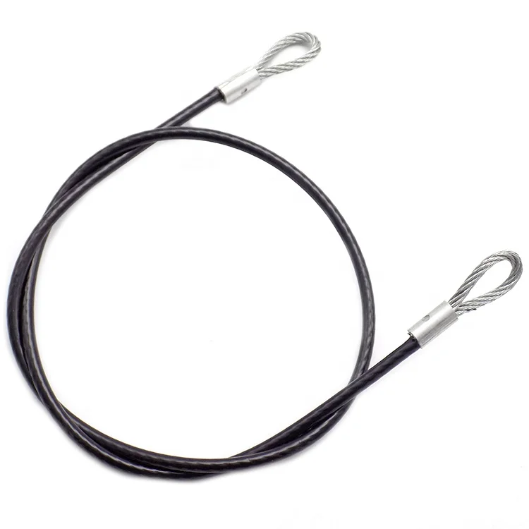 High quality customization Steel Rope with Aluminum Stainless Copper Stamped Ferrules Loop Ends