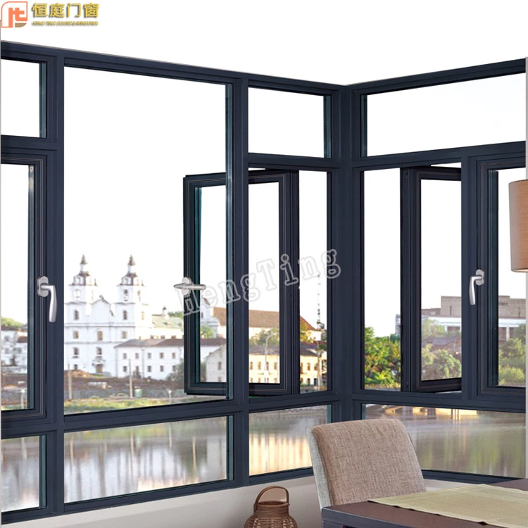 
replacement grey finish window sizes/ghana aluminum windows 