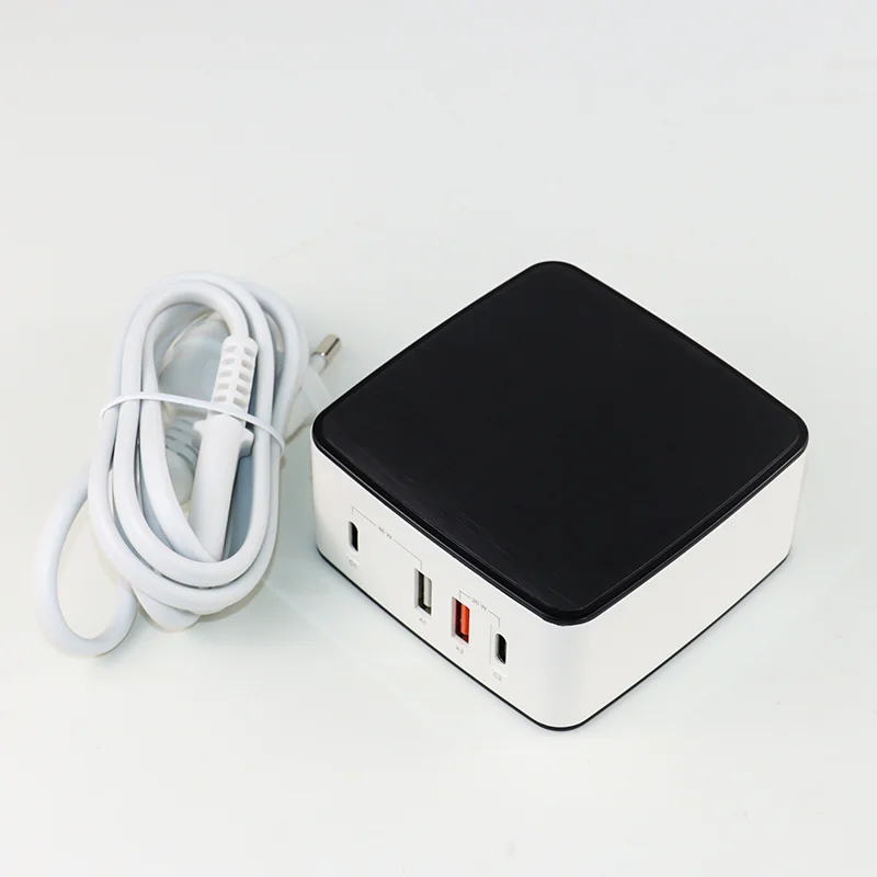 110V 120V 220V 230V AC DC несколько зарядных устройств USB станция 65 Вт 2 USB-C USB-A PD QC3.0 Быстрая Зарядка адаптер питания с сертификацией кабель для подключения к сети